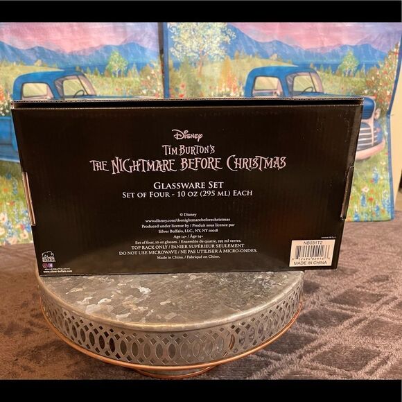Disney Nightmare before Christmas set of 4 glasses - Picture 7 of 9